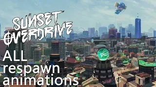 Sunset Overdrive: ALL Respawn Animations [ShortCuts]