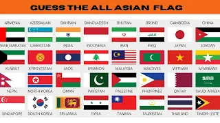 Guess and Learn ALL FLAGS Of ASIA � -  Flag Quiz CHALLENGE YOURSELF