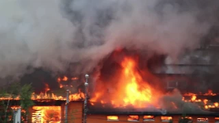 Пожар в городе Видное 19.06.2017