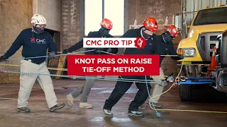 How to Pass a Knot on a Raise Through the CLUTCH Using the Tie-Off Method | CMC Pro Tip