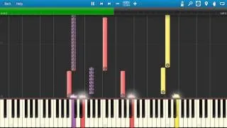 The Incredible Hulk TV Series - Theme Song - Piano Tutorial - Synthesia Cover