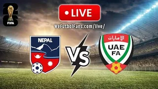 Nepal Vs Uae ||  World Cup 2026 Qualifiers || Live 🔴