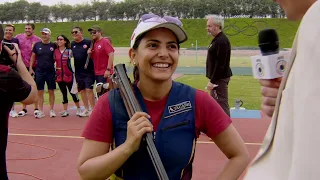 Interview Maheshwari CHAHAN Quota Place Skeet Women - ISSF Olympic Qualification Shotgun 2024