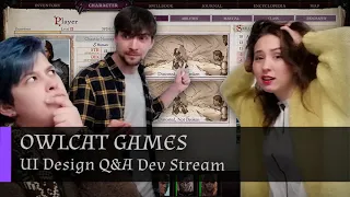 Owlcat Games | UI Dev Stream Special + Q&A