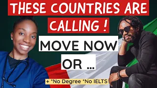 10 Countries to move to NOW even without IELTS or degree | Easy Visa Free tuition @wakawakadoctor