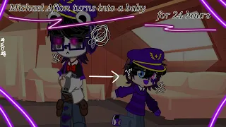 _*Michael Afton turns into a child (for 24 hours)*_ {/My Au}