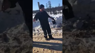 Авария на зимнике Усть -Кут Мирный 2018
