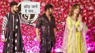 Mahira Sharma Paras Chabara Ignored Each Other at Arti Singh Deepak Sangeet Ceremony