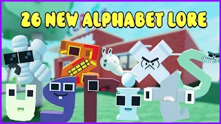 Find The Alphabet Lore Morphs - 26 NEW MORPHS - UPDATE - ROBLOX