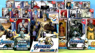 24 Action Figures Avengers Marvel and New Star Wars : Hulk, Thanos, Captain America, Black Panther