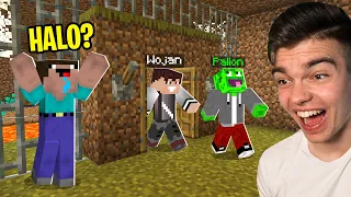 UCIEKLIŚMY Z DIRTOWEGO WIĘZIENIA GDY NOOBEK NIE PATRZYŁ w Minecraft! (najśmieszniejsze)