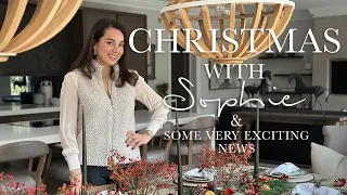 HOW TO DECORATE A CHRISTMAS TABLE AND SHARING SOME VERY EXCITING NEWS!