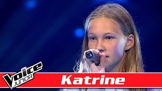 Katrine synger: Ellie Goulding - 'Love Me Like You Do' - Voice Junior/ Blinds