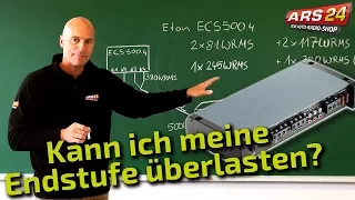 Kann ich meine Endstufe überlasten? | Tutorial | ARS24