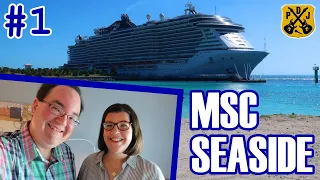 MSC Seaside Pt.1 - GoPort Shuttle From Orlando, Embarkation, Aurea Premium Suite, Ship Exploration