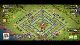 worst attack ever on town hall 13 😭💯 (clash of clans) #trendingvideo#clashofclans#virral