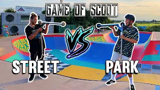 INTENSE GAME OF SCOOT STREET VS PARK - Spencer Smith VS Ethan Bozward