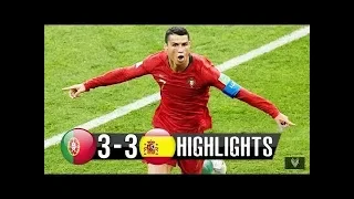 Portugal vs Spain 3-3 | Highlights & Goals World Cup 2018