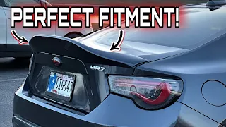 AGGRESSIVE DUCKBILL SPOILER INSTALL! (BRZ, FRS, GT86)