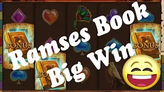 Online Casino Slots - Ramses Book - Low bet Big Win - Freispiele