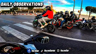 Daily observations - 😰😱😨كانت غادا تشقلبني , Yamaha MT09 بغيت نكابري بال