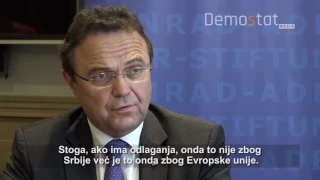 Demostat: Dr Hans-Peter Fridrih - EU i Srbija