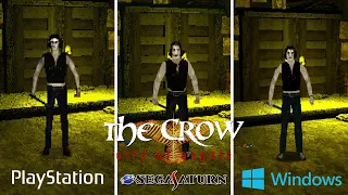 The Crow: City of Angels [1997] PS1 vs Saturn vs PC (Graphics Comparison)