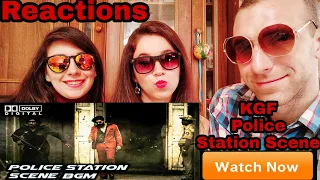 KGF: Rocky Police Station Scene | Reaction | Yash | Ukrainian Reaction !!