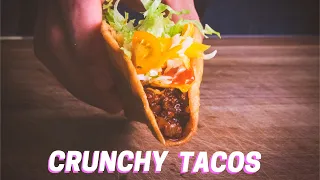 HARD SHELL GROUND BEEF TACOS | Gringo Tacos with Crispy Fried Shells