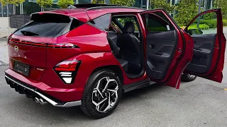 Hyundai Kona N-Line 2024 - детали интерьера и экстерьера