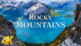 Rocky Mountains 4K - Scenic Relaxation Film With Epic Cinematic Music -4K Video UHD