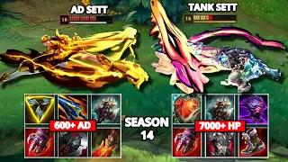 TANK SETT vs AD SETT FULL BUILD FIGHTS & WHICH BUILD STRONGER IN S14?