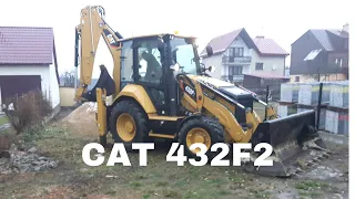 CAT 432F2 2019 remove foundation ! Usuwanie fundamentu koparko-ładowarką #lukaszbudowlaniec