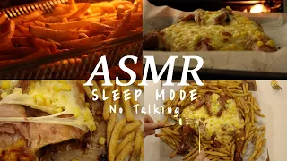 Sleep ASMR🌙 노토킹 요리 잠오는소리 Cheese Chicken & Chips NO talking 에어프라이어 치킨