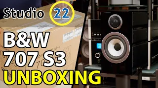 B&W 707 S3 Unboxing