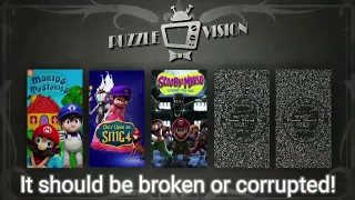 Mistakes Malfunction in Puzzlevison: Scooby Mario, Where'd You Go! (Except the Intro)