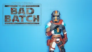 Star Wars The Black Series Bad Batch Hunter (Season Two) Action Figure Review #starwars