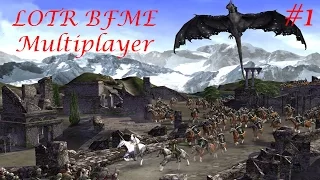 LOTR BFME 1 Multilplayer: Me(Rohon) and ImDuckMan(Gondor) vs 6 Hard(Random)