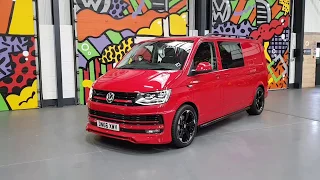 Genuine ABT Splitter On Cherry Red Bomb!! T6 Transporter With Leighton Vans Sportline Pack