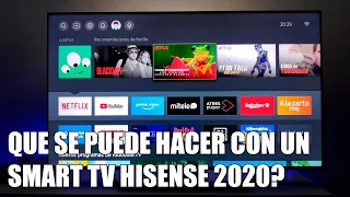 Que se puede hacer con un Smart TV VIDAA de Hisense?