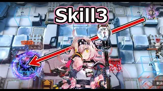 【アークナイツ大陸版】ゴールデングロー　スキル3使用例（Goldenglow Skill3）