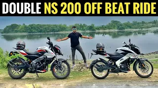 NS 200 bs7 & NS 200 bs6 RIDE | NEW NS 200 IS 🔥 |  Cornering & Off roading | Off beat location [PSR]