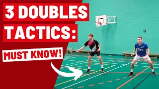 3 Doubles Tactics Everyone Should Use - Badminton Strategy