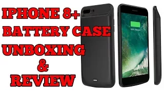 ALCLAP CASE UNBOXING & REVIEW | IPHONE 8 PLUS 7200mah BATTERY CASE (2017)