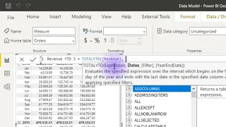 47. Using TOTALYTD to calculate Year to Date Values