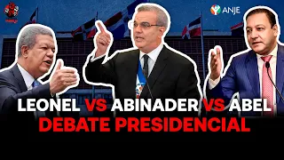 EN VIVO: DEBATE PRESIDENCIAL ABINADER VS LEONEL VS ABEL