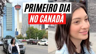 EMPREGO no PRIMEIRO DIA no CANADA! Entrevista de emprego em ingles, vem comigo! SAINDO DA QUARENTENA