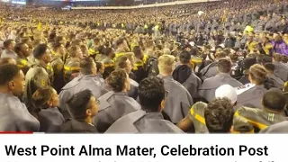 West Point Alma Mater, Celebration Post 20-17 Army Win in 2022 over Navy in Philadelphia.