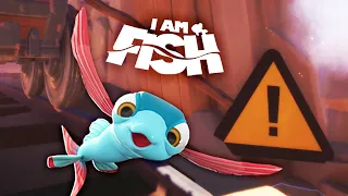 РЫБА САМОЛЁТ ИДЁТ на ВЗЛЁТ! Приключения Рыбки в игре I Am Fish / Я Рыба