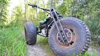 Полноприводный трицикл Васюган 3х3 с шинами БЕЛ-79 2wd motorcycle